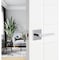 Sure-Loc Hardware Sure-Loc Hardware Basel Square Privacy Lever, Reversible Handing, Polished Chrome BS102-SQ 26 - alternate 1